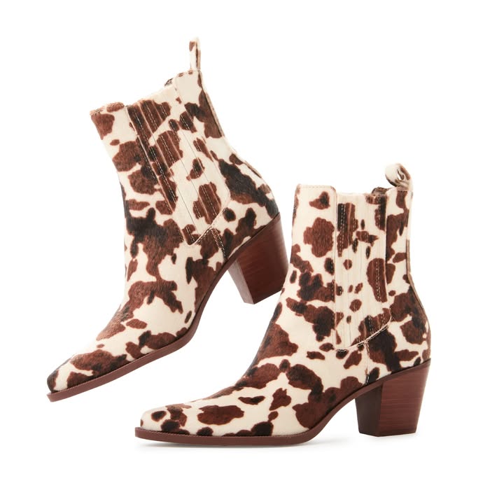 Fall challenge: Match your western boots with your boldest print