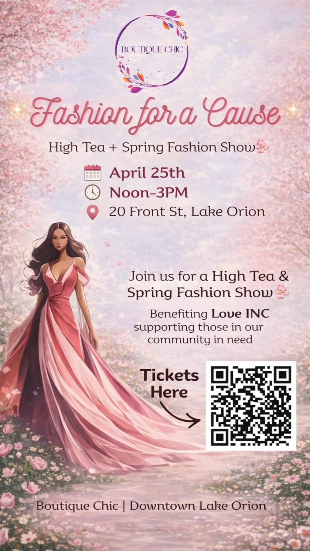 We’re just days away from our Fashion for a Cause High Tea & Fashion Show and we couldn’t be more excited!