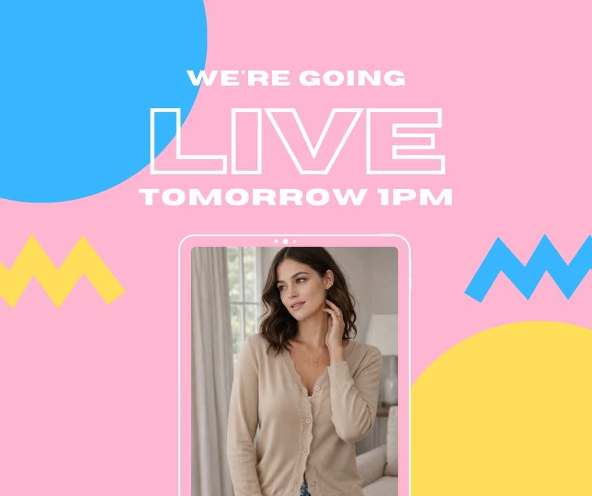 ✨ Who’s excited for tomorrow’s Live Sale?!