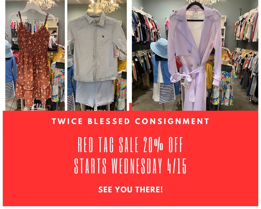 🧾🎉TWICE BLESSED🎈👏… New Sales starts today!!